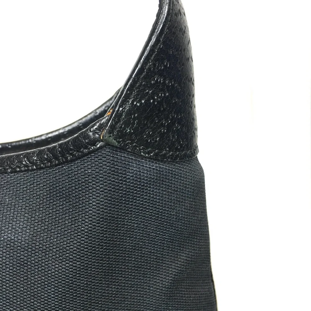 Authentic Gucci Jackie hobo bag black canvas